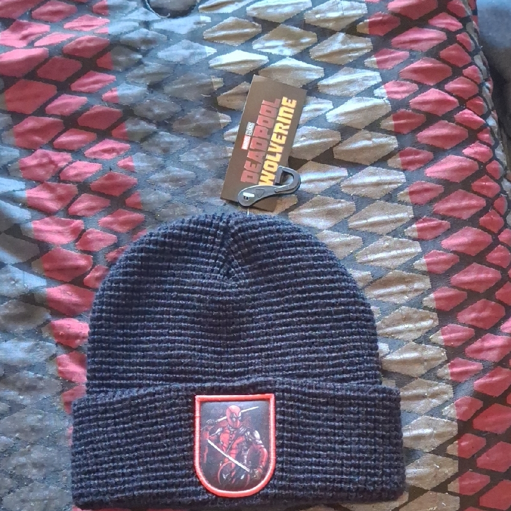 Marvel Deadpool Wolverine Knit Beanie
